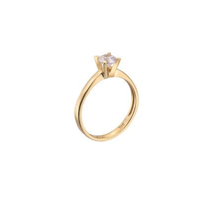 ΜΟΝΟΠΕΤΡΟ 14 ΚΑΡΑΤΙΑ ΚΙΤΡΙΝΟ ΧΡΥΣΟ ΜΕ ΖΙΡΓΚΟΝ 0093-DA257097