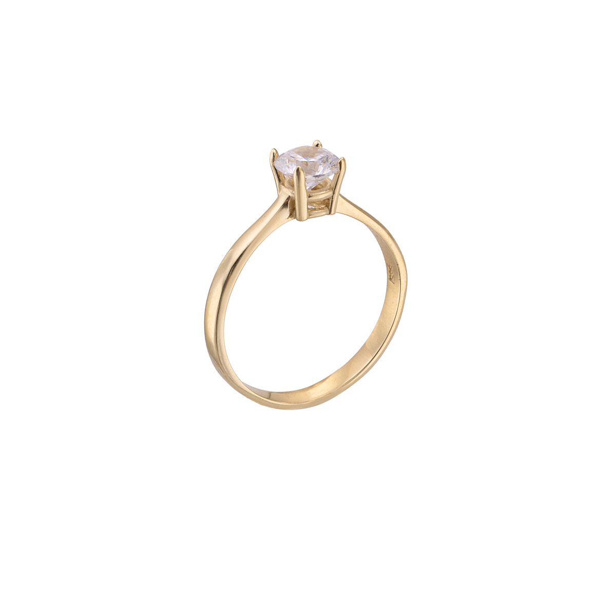 ΜΟΝΟΠΕΤΡΟ 14 ΚΑΡΑΤΙΑ ΚΙΤΡΙΝΟ ΧΡΥΣΟ ΜΕ ΖΙΡΓΚΟΝ 0091-DA257099