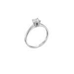 ΜΟΝΟΠΕΤΡΟ 14 ΚΑΡΑΤΙΑ ΛΕΥΚΟΧΡΥΣΟ ΜΕ ΖΙΡΓΚΟΝ 0100-DA257113