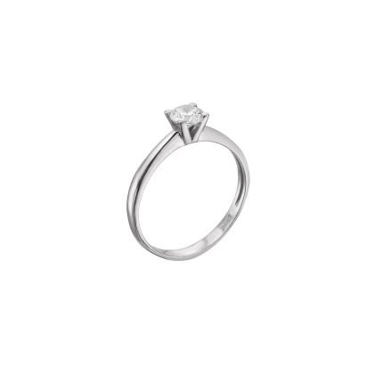 ΜΟΝΟΠΕΤΡΟ 14 ΚΑΡΑΤΙΑ ΛΕΥΚΟΧΡΥΣΟ ΜΕ ΖΙΡΓΚΟΝ 0098-DA257117