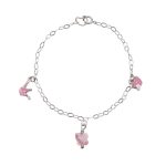 ΒΡΑΧΙΟΛΙ ΑΠΟ ΕΠΙΠΛΑΤΙΝΩΜΕΝΟ ΑΣΗΜΙ ΜΕ ΣΜΑΛΤΟ 0084-BR257130S