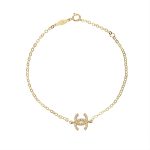 ΒΡΑΧΙΟΛΙ 9 ΚΑΡΑΤΙΑ ΚΙΤΡΙΝΟ ΧΡΥΣΟ ΜΕ ΖΙΡΓΚΟΝ 0087-BR257142