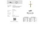 ΣΤΑΥΡΟΣ ΜΕ ΑΛΥΣΙΔΑ ΑΠΟ 18 ΚΑΡΑΤΙΑ ΚΙΤΡΙΝΟ ΧΡΥΣΟ ΚΑΙ ΛΕΥΚΟΧΡΥΣΟ ΜΕ ΔΙΑΜΑΝΤΙΑ 0009-ST257777