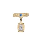 ΠΑΡΑΜΑΝΑ 9 ΚΑΡΑΤΙΑ ΚΙΤΡΙΝΟ ΧΡΥΣΟ ΚΑΙ ΛΕΥΚΟΧΡΥΣΟ ΜΕ ΚΡΕΜΑΣΤΟ ΦΥΛΑΧΤΟ 0045-PA257780