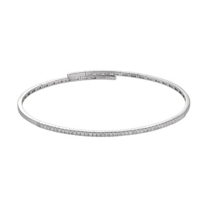 ΝΥΦΙΚΟ ΒΡΑΧΙΟΛΙ 18 ΚΑΡΑΤΙΑ ΛΕΥΚΟΧΡΥΣΟ ΜΕ ΔΙΑΜΑΝΤΙΑ 0001-BR257802