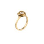 ΔΑΧΤΥΛΙΔΙ 18 ΚΑΡΑΤΙΑ ΚΙΤΡΙΝΟ ΧΡΥΣΟ ΜΕ ΔΙΑΜΑΝΤΙΑ 0006-DA257815