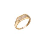 ΔΑΧΤΥΛΙΔΙ 14 ΚΑΡΑΤΙΑ ΚΙΤΡΙΝΟ ΧΡΥΣΟ ΜΕ ΖΙΡΓΚΟΝ 0016-DA258082