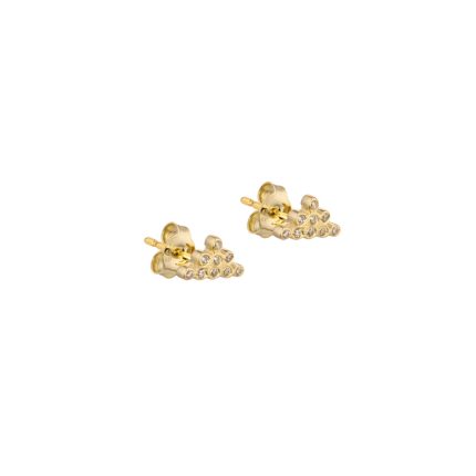 ΣΚΟΥΛΑΡΙΚΙΑ ΑΠΟ 14 ΚΑΡΑΤΙΑ ΚΙΤΡΙΝΟ ΧΡΥΣΟ ΜΕ ΖΙΡΓΚΟΝ 0030-SK258162