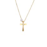 ΚΟΛΙΕ 14 ΚΑΡΑΤΙΑ ΚΙΤΡΙΝΟ ΧΡΥΣΟ ΜΕ ΖΙΡΓΚΟΝ 0007-KL258186