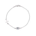 ΒΡΑΧΙΟΛΙ 9 ΚΑΡΑΤΙΑ ΛΕΥΚΟΧΡΥΣΟ ΜΕ ΜΑΤΑΚΙ 0011-BR258343