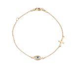 ΒΡΑΧΙΟΛΙ 9 ΚΑΡΑΤΙΑ ΚΙΤΡΙΝΟ ΧΡΥΣΟ ΜΕ MATAKI 0009-BR258344