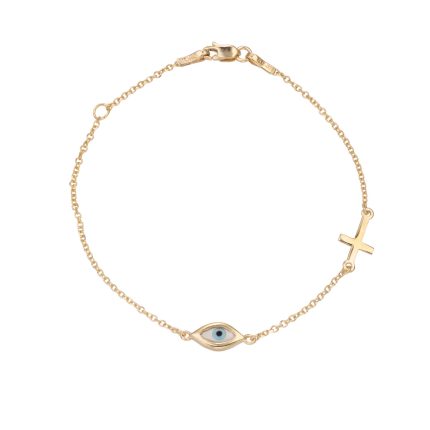 ΒΡΑΧΙΟΛΙ 9 ΚΑΡΑΤΙΑ ΚΙΤΡΙΝΟ ΧΡΥΣΟ ΜΕ MATAKI 0009-BR258344