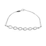 ΒΡΑΧΙΟΛΙ 9 ΚΑΡΑΤΙΑ ΛΕΥΚΟΧΡΥΣΟ ΜΕ ΖΙΡΓΚΟΝ 0004-BR258351W