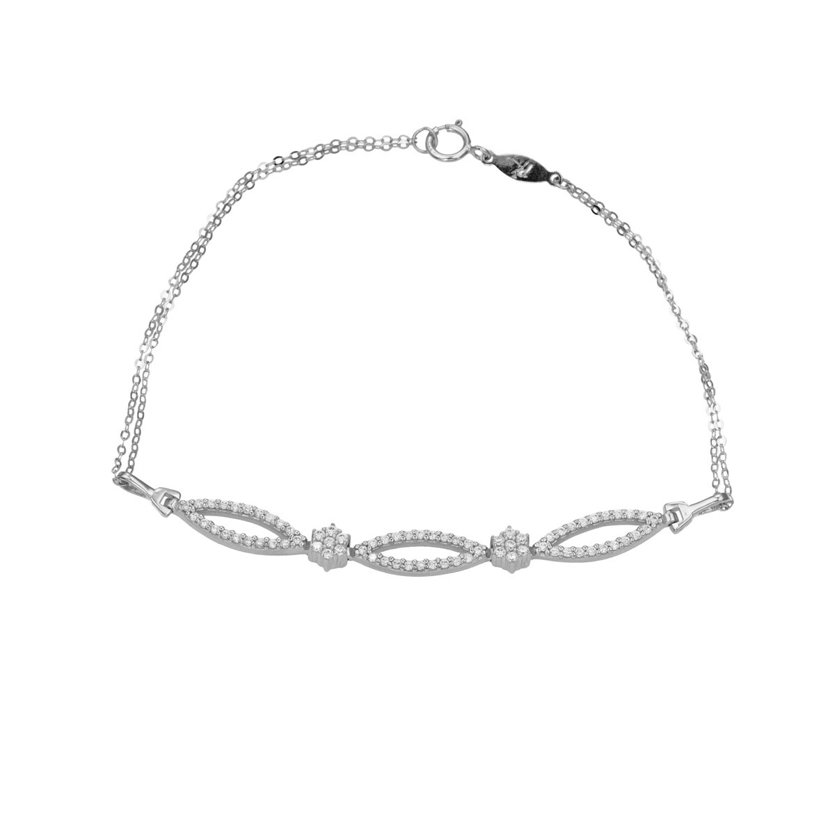 ΒΡΑΧΙΟΛΙ 9 ΚΑΡΑΤΙΑ ΛΕΥΚΟΧΡΥΣΟ ΜΕ ΖΙΡΓΚΟΝ 0001-BR258359W ΒΡΑΧΙΟΛΙ 9 ΚΑΡΑΤΙΑ ΛΕΥΚΟΧΡΥΣΟ ΜΕ ΖΙΡΓΚΟΝ 0001-BR258359W