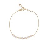 ΒΡΑΧΙΟΛΙ 9 ΚΑΡΑΤΙΑ ΚΙΤΡΙΝΟ ΧΡΥΣΟ ΜΕ ΜΑΡΓΑΡΙΤΑΡΙΑ 0012-BR258772