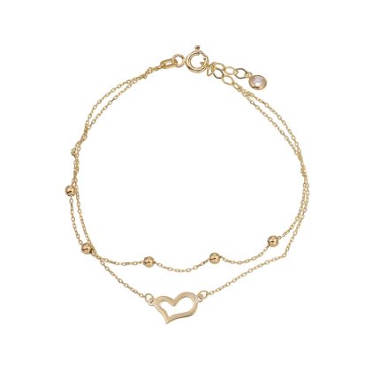 ΒΡΑΧΙΟΛΙ 9 ΚΑΡΑΤΙΑ ΚΙΤΡΙΝΟ ΧΡΥΣΟ 0014-BR258805