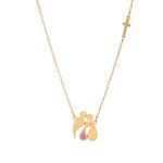 ΚΟΛΙΕ 9 ΚΑΡΑΤΙΑ ΚΙΤΡΙΝΟ ΧΡΥΣΟ ΜΕ ΣΜΑΛΤΟ 0105-KL41887B