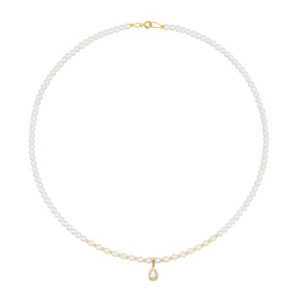 ΝΥΦΙΚΟ ΚΟΛΙΕ 14 ΚΑΡΑΤΙΑ ΚΙΤΡΙΝΟ ΧΡΥΣΟ ΜΕ ΜΑΡΓΑΡΙΤΑΡΙΑ 0026-KL126227