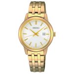 Seiko Conceptual Gold Stainless Steel Bracelet SUR412P1