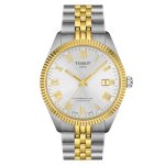 Tissot T-Classic Ballade Powermatic 80 COSC Automatic Two Tone Stainless Steel Bracelet T1564082203300
