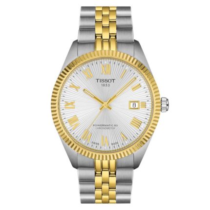 Tissot T-Classic Ballade Powermatic 80 COSC Automatic Two Tone Stainless Steel Bracelet T1564082203300
