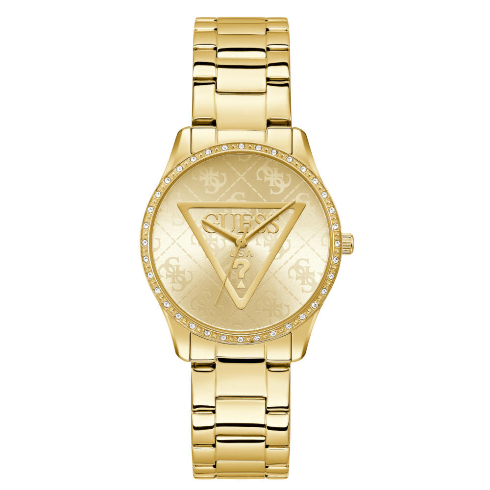 Guess Roxy Crystals Gold Stainless Steel Bracelet GW0987L2 Guess Roxy Crystals Gold Stainless Steel Bracelet GW0987L2