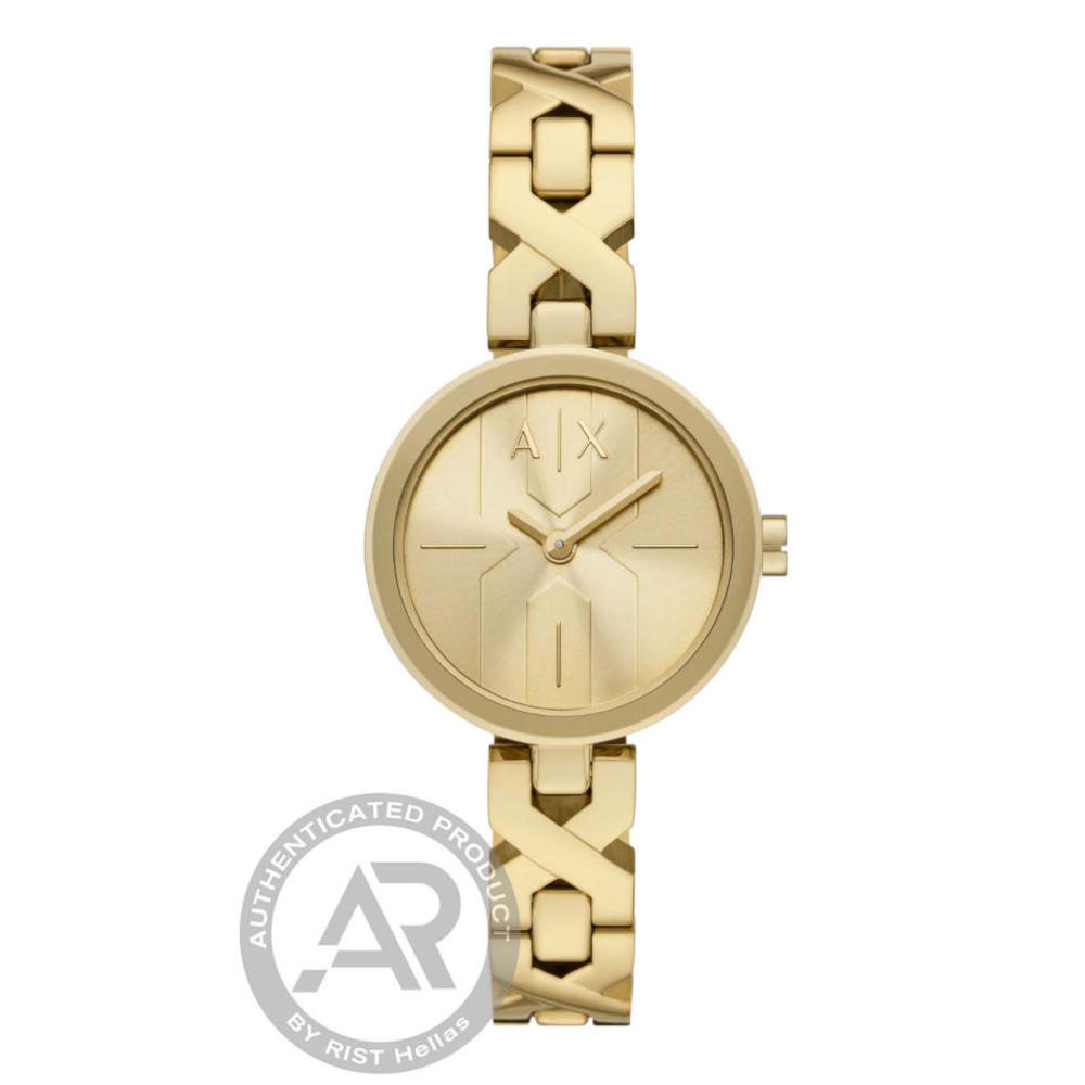 Armani Exchange Ava Gold Stainless Steel Bracelet AX5831 Armani Exchange Ava Gold Stainless Steel Bracelet AX5831