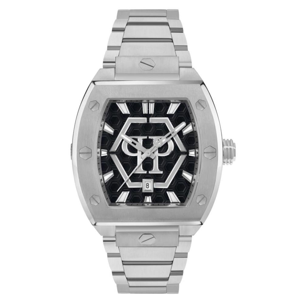 Philipp Plein The Hexagon Phantom Silver Stainless Steel Bracelet PWPUA0725 Philipp Plein The Hexagon Phantom Silver Stainless Steel Bracelet PWPUA0725