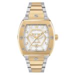 Philipp Plein The Hexagon Phantom Two Tone Stainless Steel Bracelet PWPUA0925