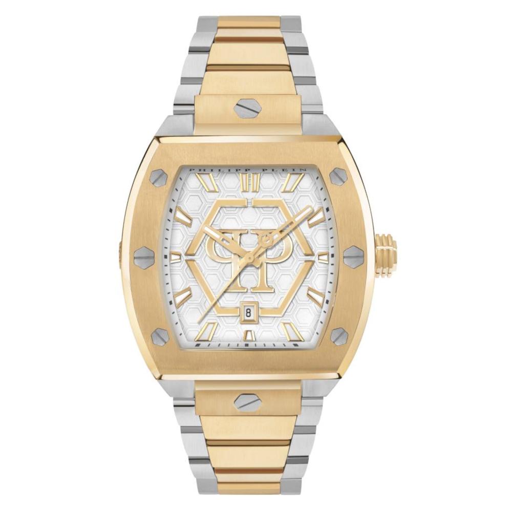 Philipp Plein The Hexagon Phantom Two Tone Stainless Steel Bracelet PWPUA0925 Philipp Plein The Hexagon Phantom Two Tone Stainless Steel Bracelet PWPUA0925