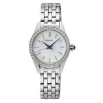 Seiko Conceptual Crystals Silver Stainless Steel Bracelet SUR539P1