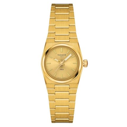 Tissot T-Classic PRX 25 Gold Stainless Steel Bracelet T1370103302100