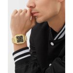 Philipp Plein Edge Gold Stainless Steel Bracelet PWYGA0426