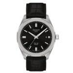 Tissot T-Classic PRC 100 Solar Black Leather Strap T1514221605100
