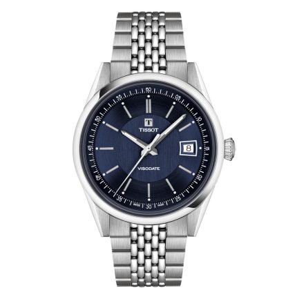 Tissot T-Classic Visodate Powermatic 80 Automatic Silver Stainless Steel Bracelet T1574071104100