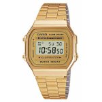 Casio Vintage Gold Stainless Steel Bracelet A-168WG-9EF