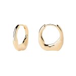 PDPAOLA ΣΚΟΥΛΑΡΙΚΙΑ ESSENTIALS MINI MAGMA HOOPS ΑΠΟ ΚΙΤΡΙΝΟ ΕΠΙΧΡΥΣΩΜΕΝΟ ΑΣΗΜΙ AR01-C27-U