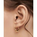 PDPAOLA ΣΚΟΥΛΑΡΙΚΙΑ ESSENTIALS MINI MAGMA HOOPS ΑΠΟ ΚΙΤΡΙΝΟ ΕΠΙΧΡΥΣΩΜΕΝΟ ΑΣΗΜΙ AR01-C27-U
