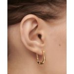 PDPAOLA ΣΚΟΥΛΑΡΙΚΙΑ ESSENTIALS MAGMA HOOPS ΑΠΟ ΚΙΤΡΙΝΟ ΕΠΙΧΡΥΣΩΜΕΝΟ ΑΣΗΜΙ AR01-C28-U