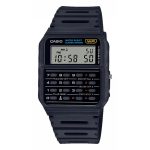 Casio Vintage Calculator Black Rubber Strap CA-53W-1ER
