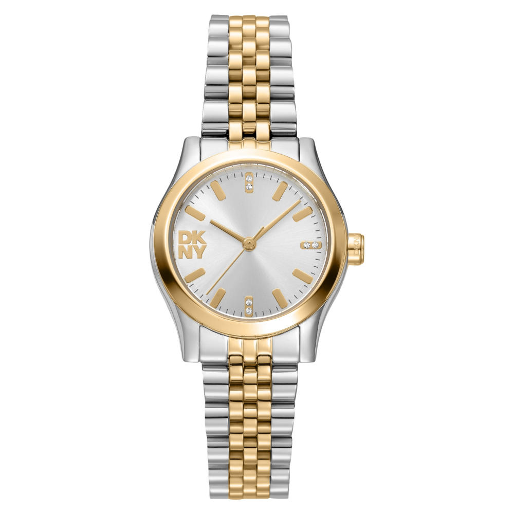 Dkny Essentials Crystals Two Tone Stainless Steel Bracelet DK1L156M0085 Dkny Essentials Crystals Two Tone Stainless Steel Bracelet DK1L156M0085