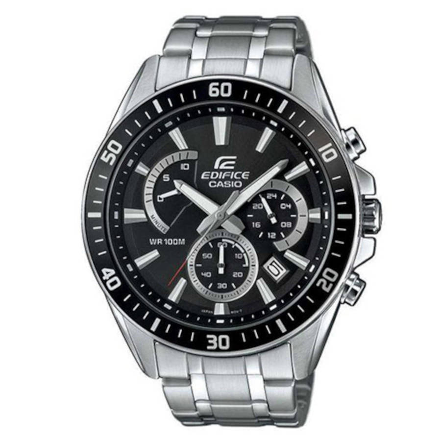 Casio Edifice Silver Stainless Steel Bracelet Chronograph EFR-552D-1AVUEF Casio Edifice Silver Stainless Steel Bracelet Chronograph EFR-552D-1AVUEF