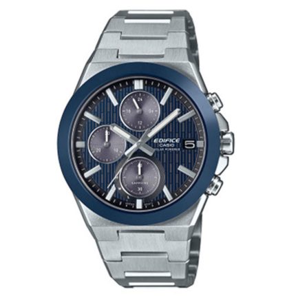Casio Edifice Solar Silver Stainless Steel Bracelet Chronograph EFS-S650D-2AEF