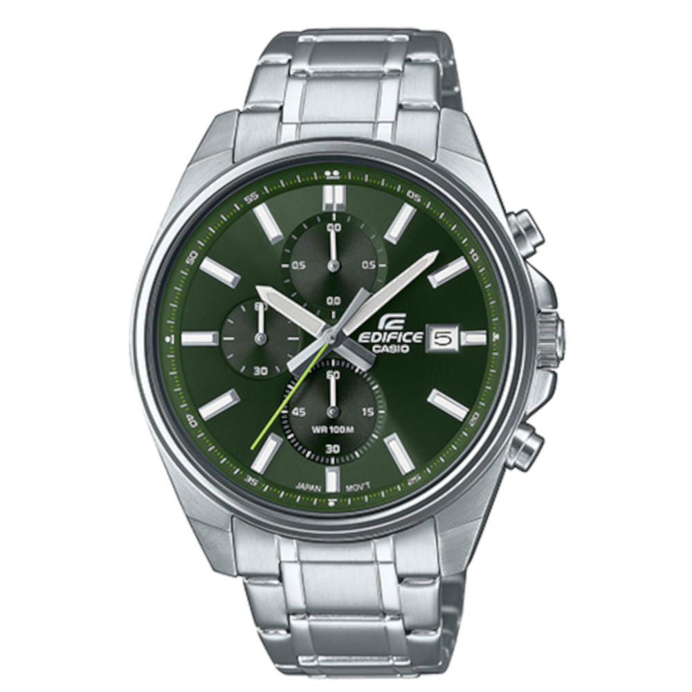 Casio Edifice Silver Stainless Steel Bracelet Chronograph EFV-610D-3CVUEF Casio Edifice Silver Stainless Steel Bracelet Chronograph EFV-610D-3CVUEF