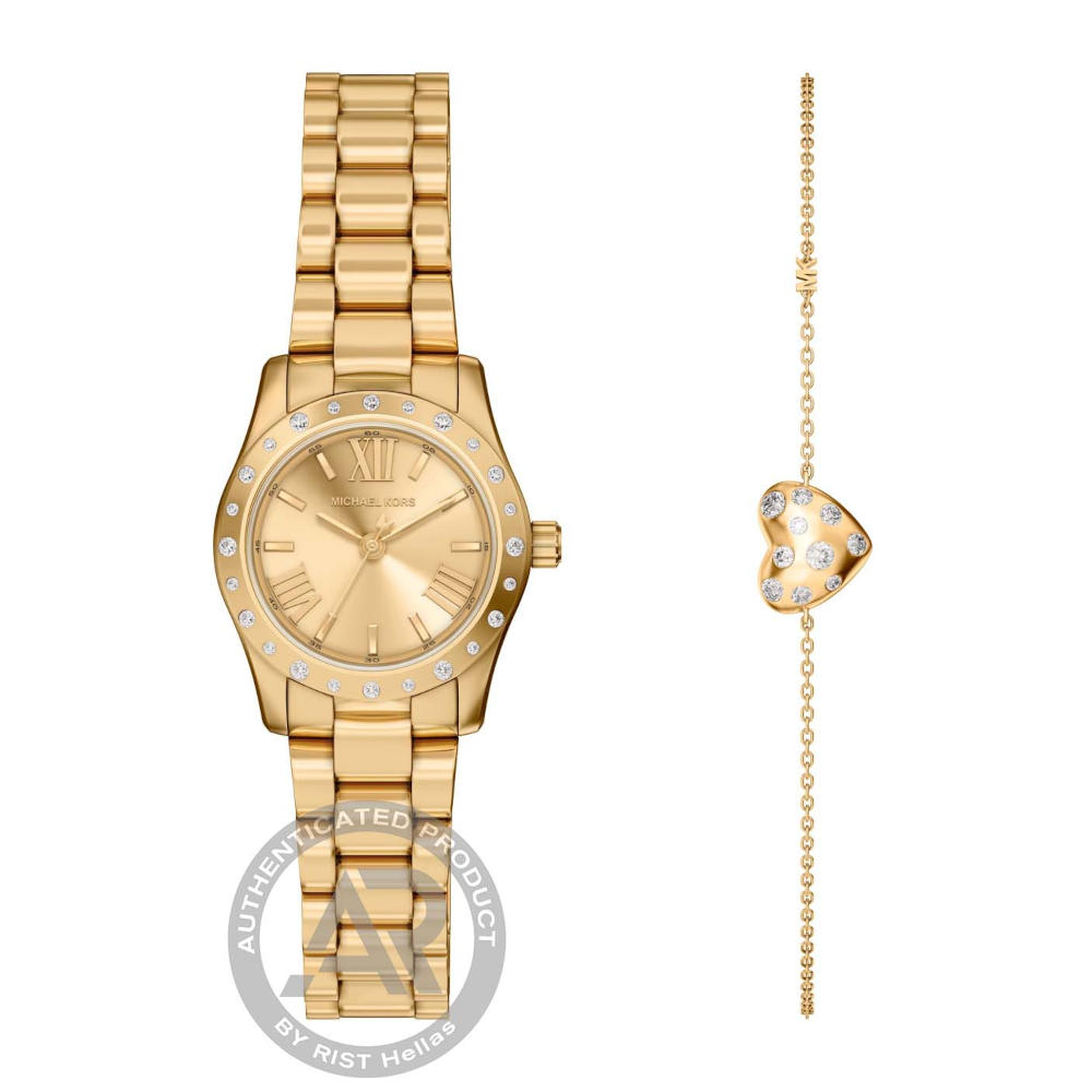Michael Kors Lexington Gold Stainless Steel Bracelet Gift Set MK4992 Michael Kors Lexington Gold Stainless Steel Bracelet Gift Set MK4992