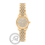 Michael Kors Lexington Crystals Gold Stainless Steel Bracelet MK7575