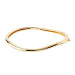 PDPAOLA ΒΡΑΧΙΟΛΙ ESSENTIALS AIR BANGLE ΑΠΟ ΚΙΤΡΙΝΟ ΕΠΙΧΡΥΣΩΜΕΝΟ ΑΣΗΜΙ PU01-999-M