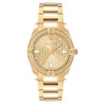 Philipp Plein Icon Chain Crystals Gold Stainless Steel Bracelet PW1FA0425