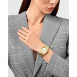Philipp Plein Icon Chain Crystals Gold Stainless Steel Bracelet PW1FA0425