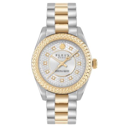 Philipp Plein Queen Supreme Crystals Two Tone Stainless Steel Bracelet PW7FA0326